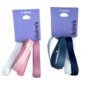 Claires Active Elastic Hair Ties Set Of 6